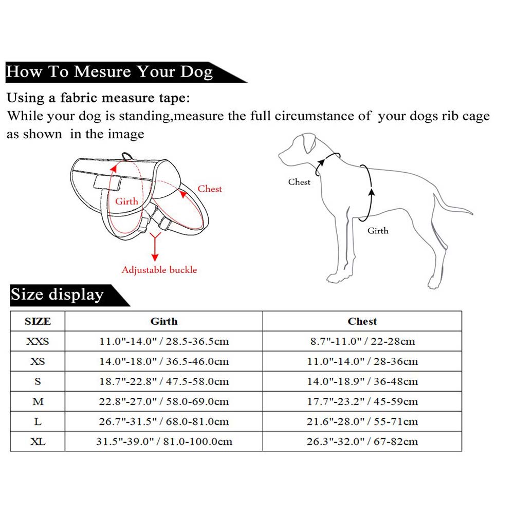 5 Measure For Bright Red ESA Vest