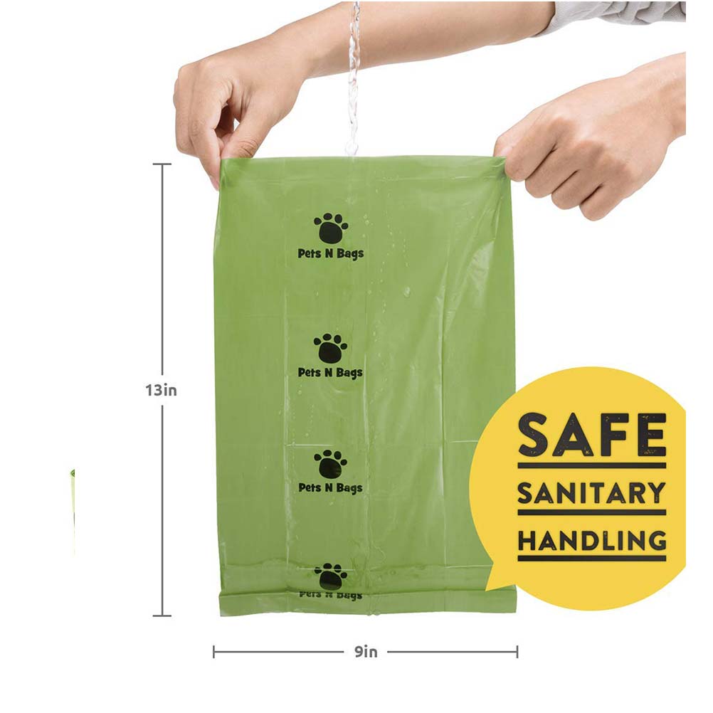 2 Biodegradable Dog Waste Poop Bags